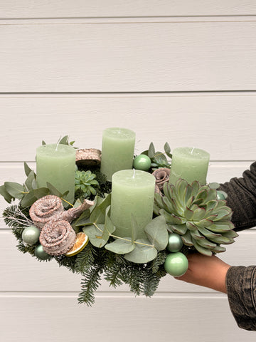 Adventskranz Mint